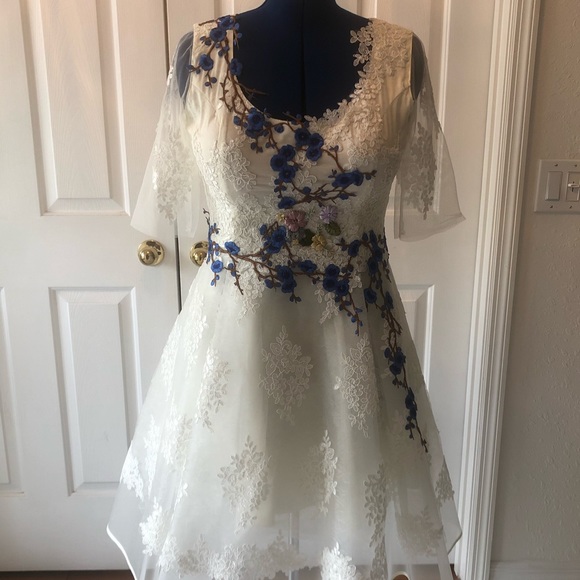 Chotronette Blue Fudge Dress - Picture 1 of 7